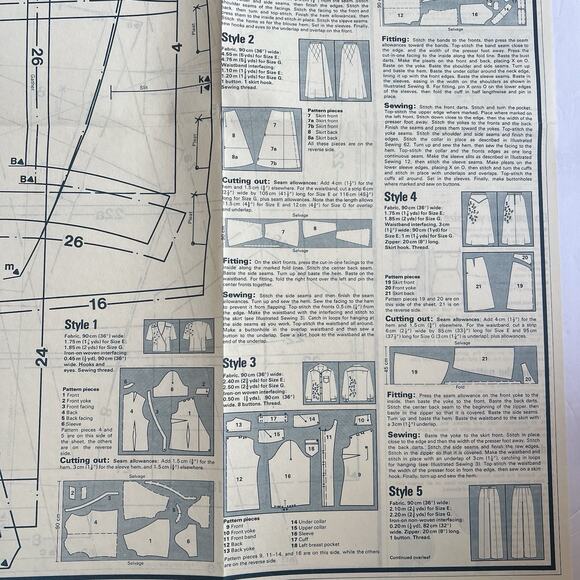 Vintage Designer Sewing Patterns Uncut Lot Of 4 Women Teens Girl Full Figure 70s - Picture 12 of 12